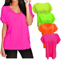 WOMEN LADIES V NECK OVERSIZED