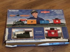 Bachmann Li'l Big Haulers Fast Freight G Gauge Steam Train Set, *Not Working*.