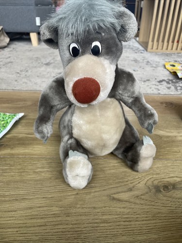 Blue vintage teddy bear - blue,