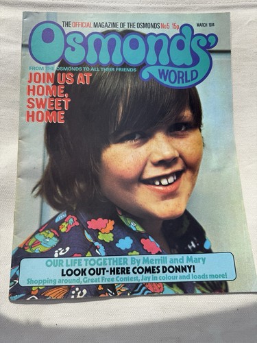 Osmonds world magazine - osmonds,