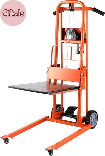 Material lift winch - winch, stacker