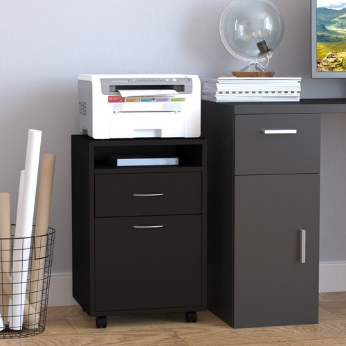 Homcom filing cabinet with - cabinet,