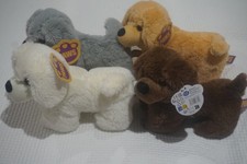 4 X PAWS PUPPY DOG SOFT PLUSH