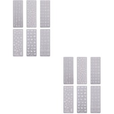  Set of 2 Nail Accessories for Technician Stamp Plate Xmas Manicure Supply