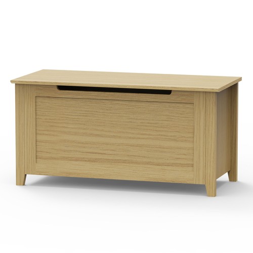 Storage chest oak wooden - oak,