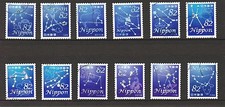 JAPAN 2014-2016 TALES FROM STARS SERIES NO. 1-4 SET OF 12 STAMPS IN FINE USED