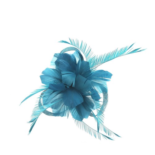 Flower hair clip feathers - clip,