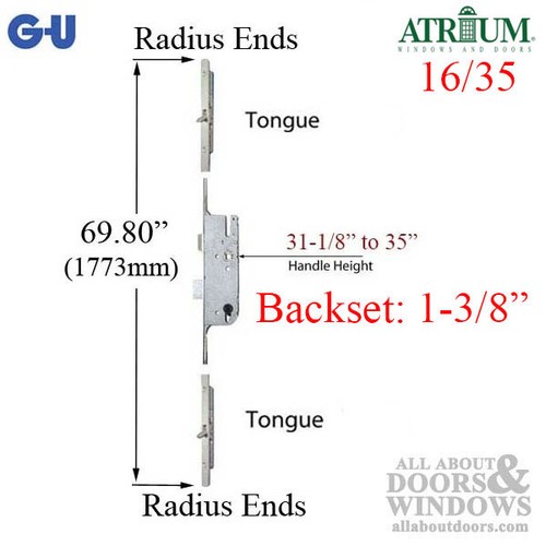 Atrium tongue multipoint - atrium, 35/92