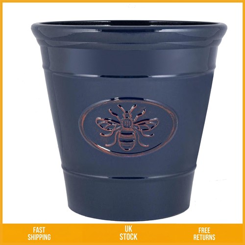 Glossy bee embossed round - glossy,