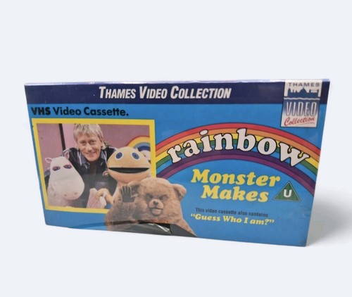 Rainbow monster makes vhs - rainbow,