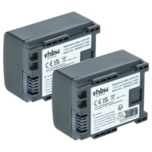 Battery for canon legria - 2x,