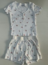 M&S Girls Pyjamas Shorts Short