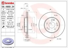 2x Brake disc internally