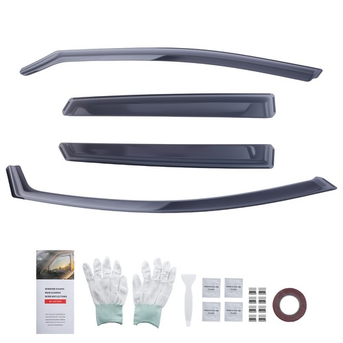 Channel wind deflectors for - wind,