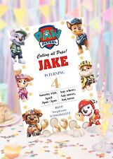 PERSONALISED PAW PATROL