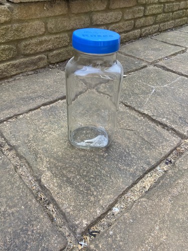 Vintage large glass cadburys - vintage,