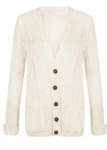 Women ladies cable chunky knit - ladies,