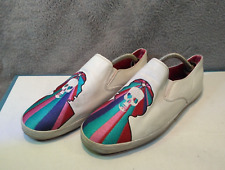 Momentum Roger Shoes Flats Plim-Soles Slip On Embroidered Men's UK 11 Eur 45