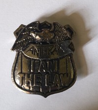 Anthrax Cast Metal Badge