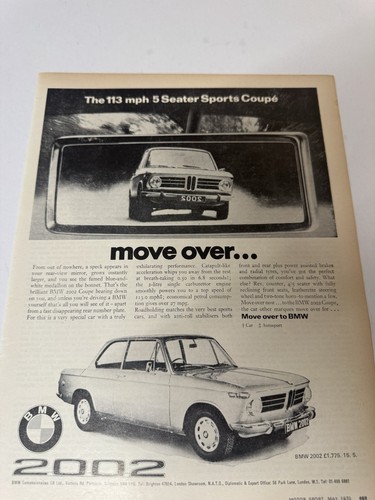 Original vintage 1970 bmw - vintage, 2002