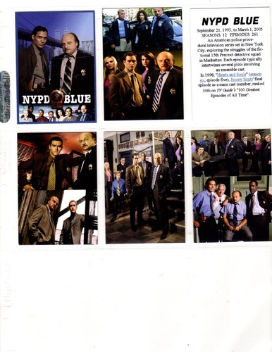 Nypd blue show - ,