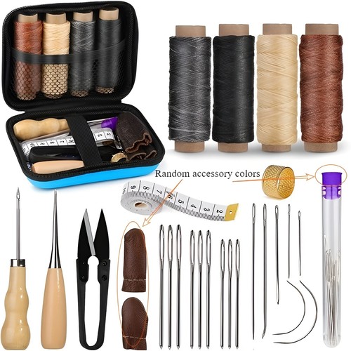 Leather sewing kit hand - sewing,
