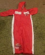 NEW Disney Pixar Cars All In One Puddle Suit Age 3-4 Years