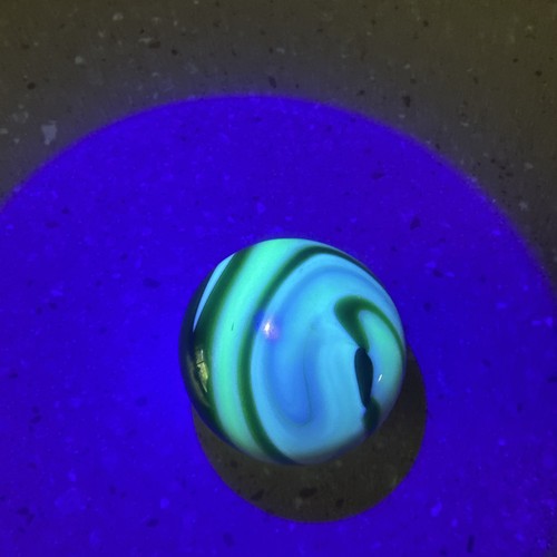 Vintage uranium glass - vintage, gear