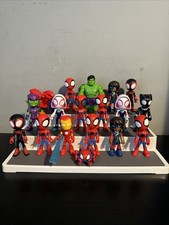 Marvel spidey and his amazing friends X17 Figure Bundle Hulk Ms Marvel Goblin