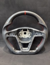 Carbon fibre leather steering - carbon,