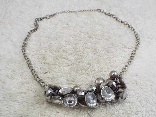 Silvertone acrylic rivoli - silvertone,