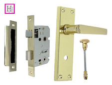 Bathroom Door Handle Brass