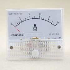 DC 0-10A Analog Amp Meter