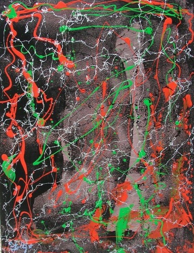 Modernist abstract painting - modernist,