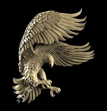 3D STL Model FLYING EAGLE2 for CNC Router Printer Engraver Carving Aspire Artcam