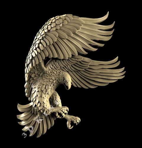 Stl model flying - 3d,
