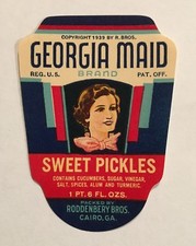 Vintage 1930s Georgia Maid
