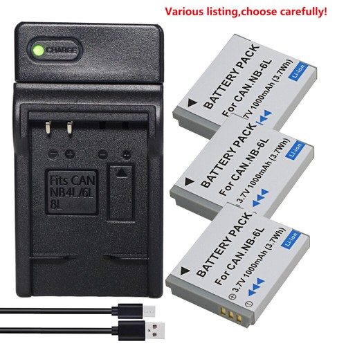 6lh battery or - nb-6l, nb-6lh