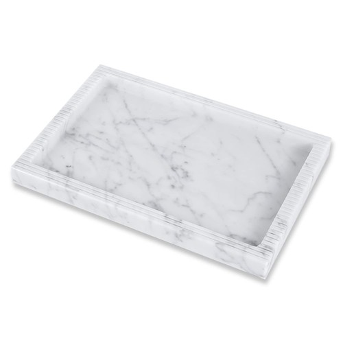 Marble vanity tray - tray, towel