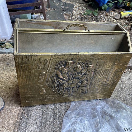 Vintage brass magazine - brass,
