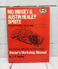 Austin Healey MG Midget Haynes Workshop Repair Manual 1958 to 1974 - Used