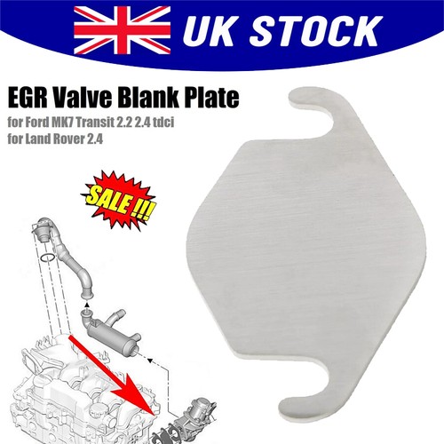 Egr valve blank plate - egr, ford