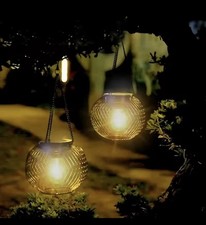 2pcs Outdoor Solar Lanterns
