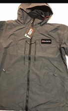 Abu Garcia Winter Fishing jacket grey Waterproof Insulated With Wind Proof Hood