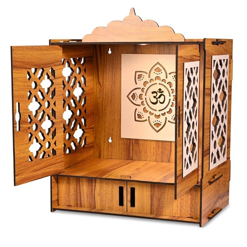 Beautiful wooden temple mandir - beautiful,