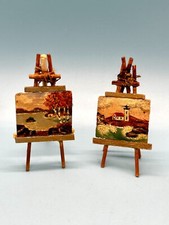 Pair Of Dollhouse Miniature