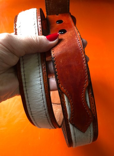 Vintage mexican leather hide - vintage, &