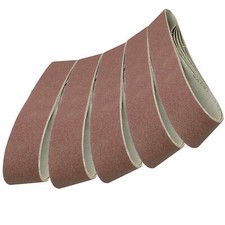 Silverline Sanding Belts 5 Pack 100 x 915mm 80 Grit Aluminium Oxide 186813 