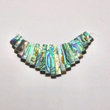 Abalone graduated bars 11x4 - abalone,