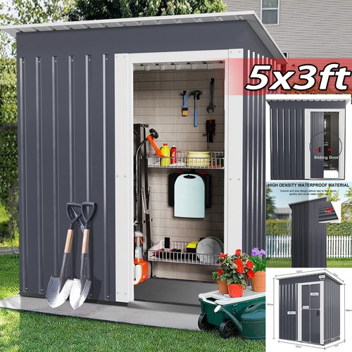 5x3ft garden storage shed - 5x3ft,